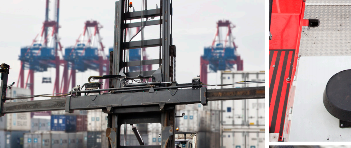 A closeup image of a lifttruck.